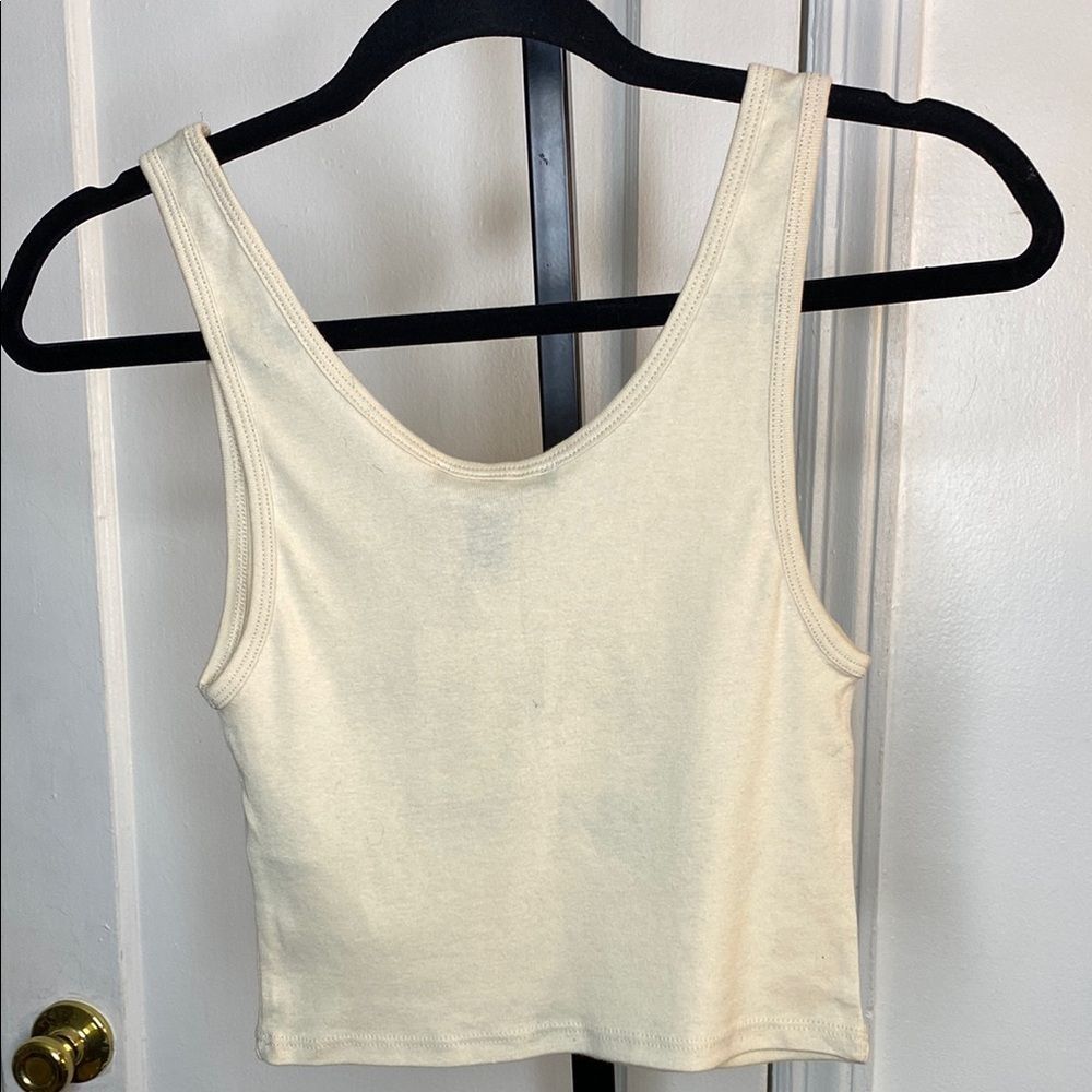 Palm Springs Taupe/Black Tank Top - Picture 3 of 3